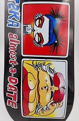 2004 Greg Lutzka «Almost A Date» Almost Skateboard Deck Vintage 7.5×31 inches