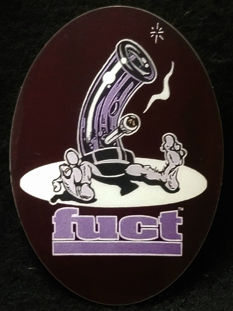 FUCT STICKER «BONG BREAK» 2 3/8 X 3 3/8″ GLOSSY NICE