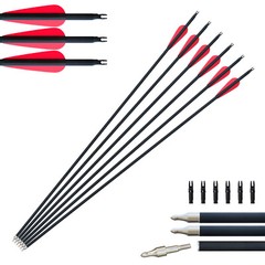 12 Mixed Carbon arrows hunting target arrows bow down bow long bow reverse bow