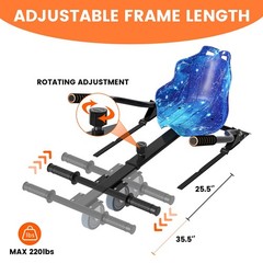 New Hoverboard & Go Kart 6.5» Electric Bluetooth Self-Balance Scooter for Kids