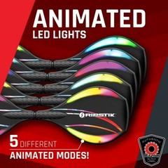 Razor Black Label Ripstik Ripster Light-up, Caster Skateboard with Multi-Color