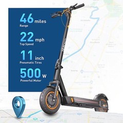 Hiboy MAX Pro Electric Scooter 500W 22 MPH 46 Miles Range Commuter 11» Tires
