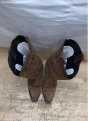 Dingo Vintage Brown Suede Slouch Western Cowboy Boots Women’s