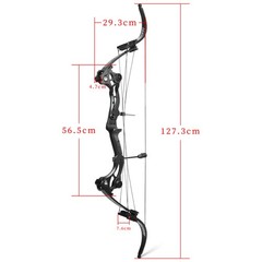 Compound Bow Kit 40-55lbs Archery Adults Hunters Outdoor Hunting Target Shooting