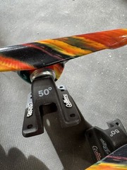New Gullwing Trucks Charger II skateboard Trucks, Rasta, 180mm