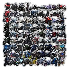 30Pcs Random Cool Motorcycle Waterproof Motocross Dirt Bike Stickers