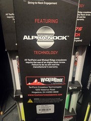 WICKED RIDGE XX75 ALUMINUM ARROWS, 20″ ALPHA-NOCKS .003″ HEA-060.6 – 460 Grain