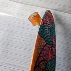 Unbranded Penny Cruiser Skateboard Unisex OS Multi Color Pop Art Graphic Lights