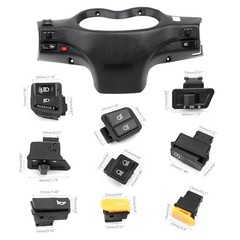 Motorcycle Handle Switch Button in PP Material Compatible with Chinese GY6 4