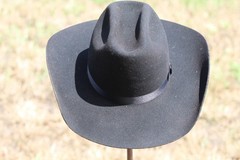 American Hat Co 7 1/2 Maxifelt. Extra Long Oval. 4” Brim.