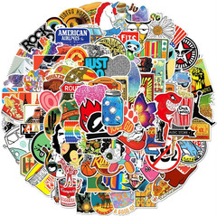 100pcs Trendy Graffiti Stickers Waterproof Decals for Bike Laptop Helmet