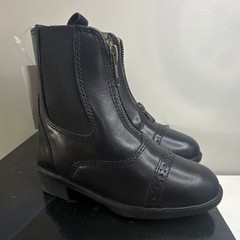 Ovation Sport Rider Paddock Boots Black Unisex US kids Size 11 riding boots NEW