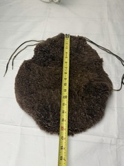 Vintage 100% Wool On Merino Western Sheepskin Saddle Seat Cover Cowboy