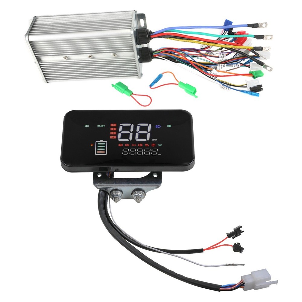 60V 72V 3200W 50A Brushless Motor Controller Display EBike Buggy Golf Cart Razor