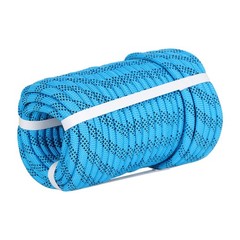 3/8″ × 100′ Arborist Tree Rope Braid Polyester Rope Blue & Black