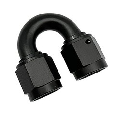 Female to Female Swivel Coupler Fitting Adapter Union Aluminium 8AN 180 Degree