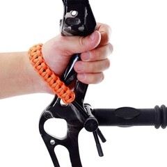 SOPOGER Archery Bow Wrist Sling Adjustable Hunting Strap Braided Orange
