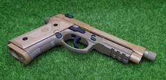 Umarex Beretta M9A3 .177 CO2 BB Semi/Full Auto Air Pistol, 330FPS, Tan – 2253024