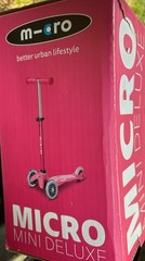Micro Mini Deluxe Scooter Swiss-Designed, Pink Ages 2-5 NEW