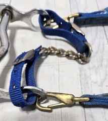 BLUE NYLON BRIDLE & Standard 5.5″ Correction Bit HORSE Accessory