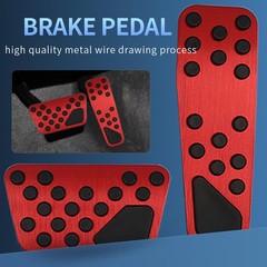 Hecotrax Aluminum Alloy Pedal Cover for Dodge Challenger 20082023 for Charger…