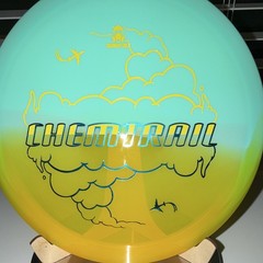 Doomsday Discs Chemtrail Disc Golf Disc 174g Blue/Yellow Blue Yellow