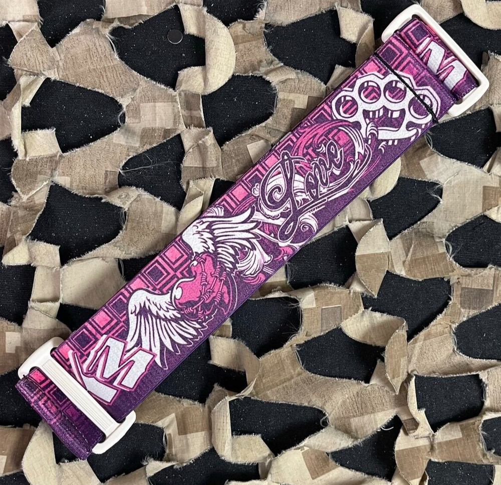 NEW KM Paintball Universal JT Goggle Strap – Limited Edition Pink Love