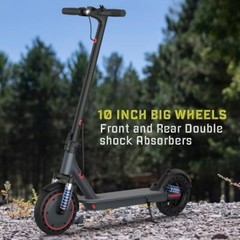 Ladped LP10 Electric Scooter, 10″ Solid Tires, 500W 22Mph, 22 Miles E-SCOOTER