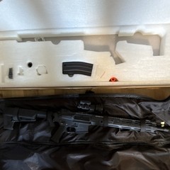 KRYTAC Trident MK II AEG Airsoft Rifle w/ Case, Manual & 4 Magazines and BBS