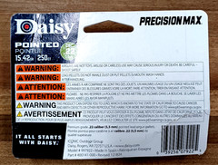 DAISY 250 COUNT POINTED ROUNDS .22 CALIBER 5.5MM