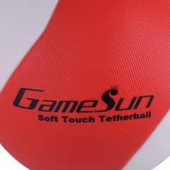 GAMESUN Tetherball Ball and Rope with Carabineer, Soft Touch, Portable Tether…