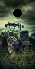 John Deere Tractor Cornhole Board Wraps Laminated Waterproof Non-Fading Skins