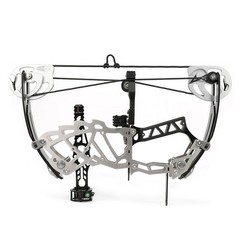 13″ Mini Compound Bow Set Short Axis 15-32lbs Archery Target Hunting Shoot RH LH