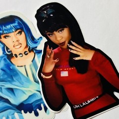 Lil Kim 4 Inch Weatherproof Sticker Set
