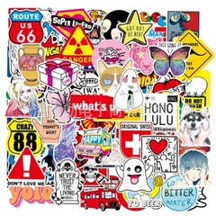100 Random Skateboard Stickers Bomb Vinyl Laptop Luggage Decals Dope Sticker Lot