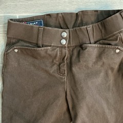 Ariat Women’s Riding Breeches/Jodhpurs Brown 24R Cotton Blend Pants