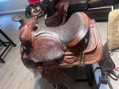 Used 15” Simco Western Saddle 7” gullet