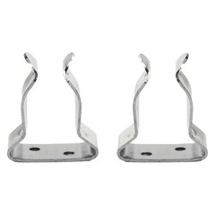 MARINE CITY Stainless Steel Storage Clips Hook Clamp 5/8″-1″ Boat (PacK of 2)