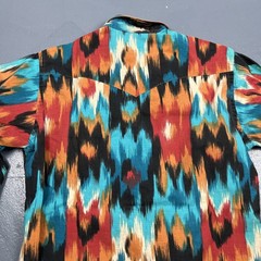 Wrangler Brushpopper Western Shirt 16-32 Multicolor 100% Cotton Long Sleeve
