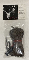 Paradox PBRO-19 Bow Rope with Clips – 30ft Camo Paracord