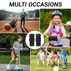Kids/Youth Knee Pads Elbow Pads Compression Support Sleeve with Thickened Pad…