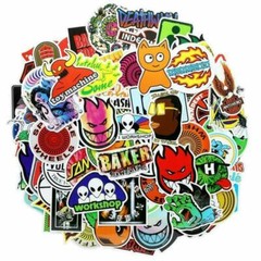100Pcs/Lot Stickers Bomb Decals Vinyl Roll Car Skate Skateboard Laptop Luggage