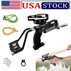 Professional Slingshot Wrist Rocket Slingshot w/ Laser Sight Hunting Shooting