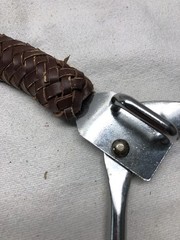 Western Mechanical Hackamore Bit with Braided Leather Noseband 8 » Shank