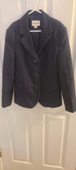 Dublin Youth Dark Navy Competition Jacket Size 10 Button Front Collared