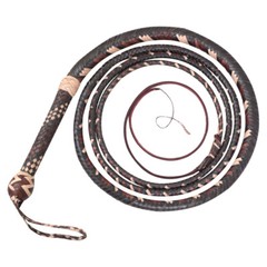 BULL WHIP 04 Feet long 16 Plaits Cow Hide Leather CUSTOM BULLWHIP