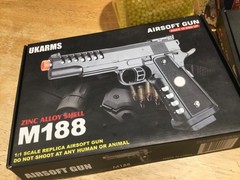 G&G Xtreme 45 Airsoft Pistol Set, 2 in box (read description) with premium fill