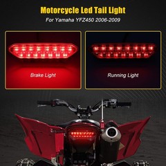 YFZ450 LED Tail Light Brake Rear Light for ATV 2006-2009 Yamaha yfz 450(Smoke…