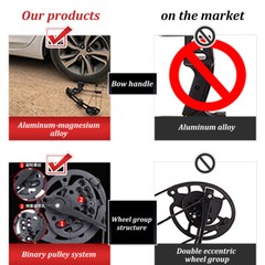 30-60LBS Compound Bow Right Hand 19″-30″ Archery Arrow Target Hunting Equipment