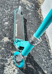 SWAGTRON K1 Kick Scooter Children & Teens Foldable Light Blue Free US Ship